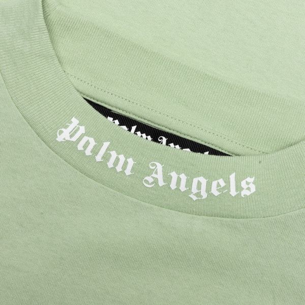 Palm Angels Classic Logo Over T-shirt Licht Groen