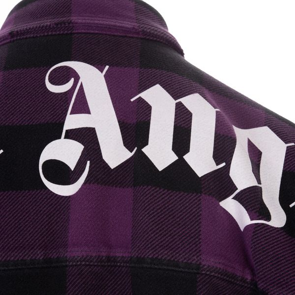 Palm Angels Classic Logo Overshirt Paars