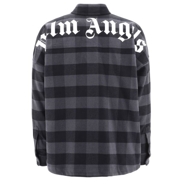 Palm Angels Classic Logo Overshirt Zwart