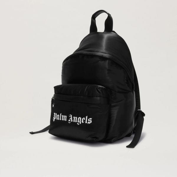Palm Angels Classic Logo Rugzak Zwart