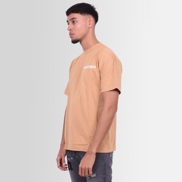 Palm Angels Classic T-shirt Beige