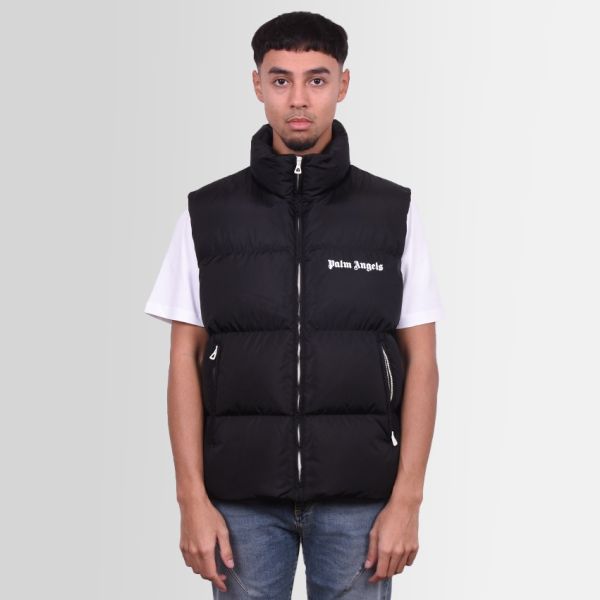 Palm Angels Classic Track Down Bodywarmer Zwart