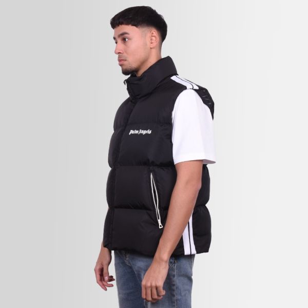 Palm Angels Classic Track Down Bodywarmer Zwart