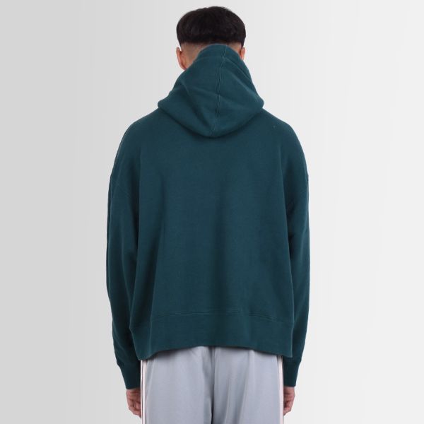 Palm Angels Croco Hoodie Donker Groen