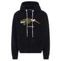 Palm Angels Croco Hoodie Zwart