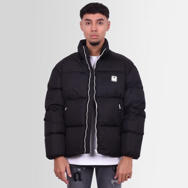 Palm Angels Logo Down Jas Zwart