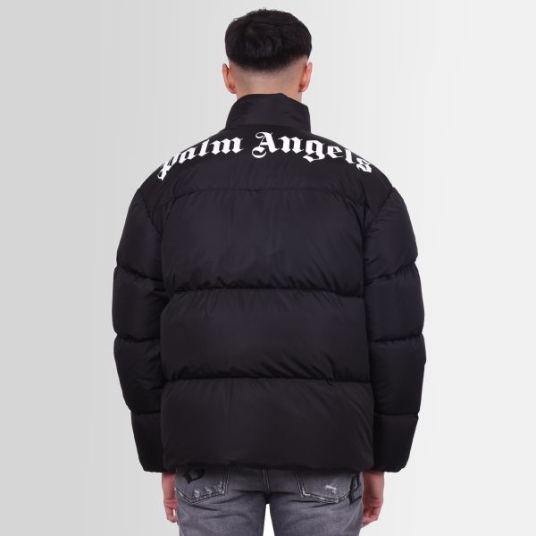 Palm Angels Logo Down Jas Zwart