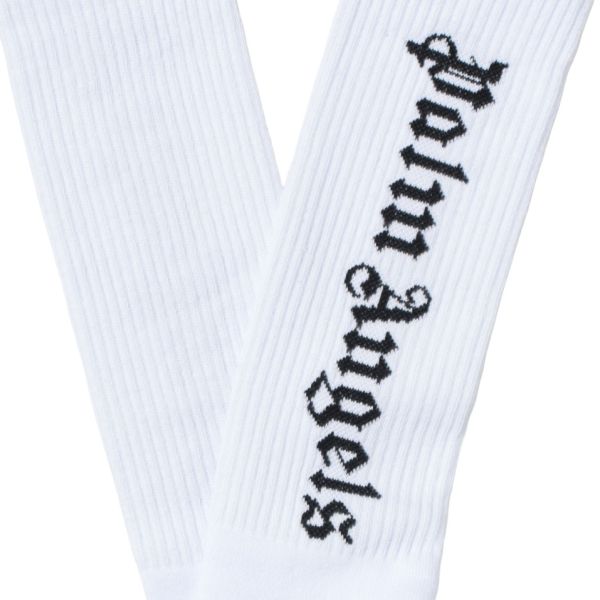 Palm Angels Logo Sokken Wit