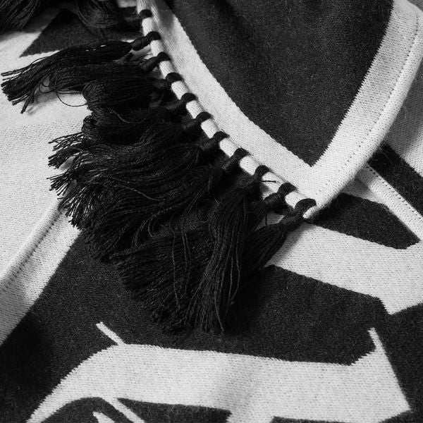 Palm Angels Macro Logo Sjaal Zwart