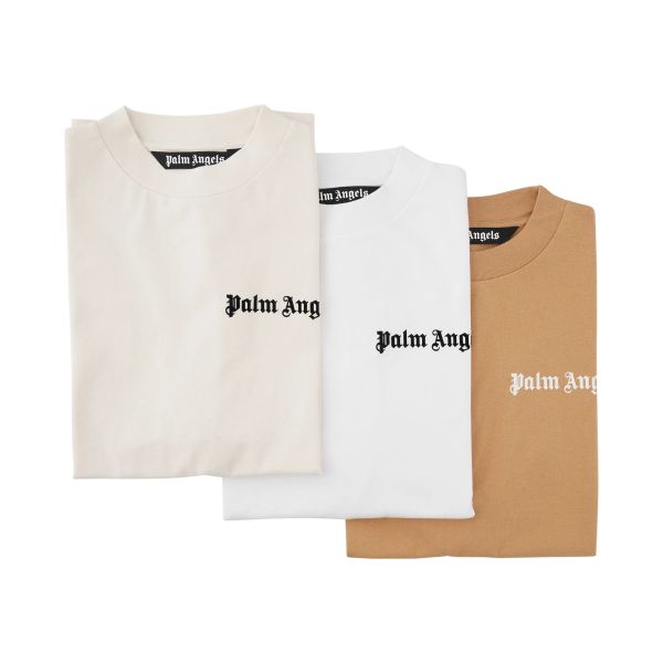 Palm Angels Nude Shades T-shirt 3-Pack Beige/Bruin/Wit