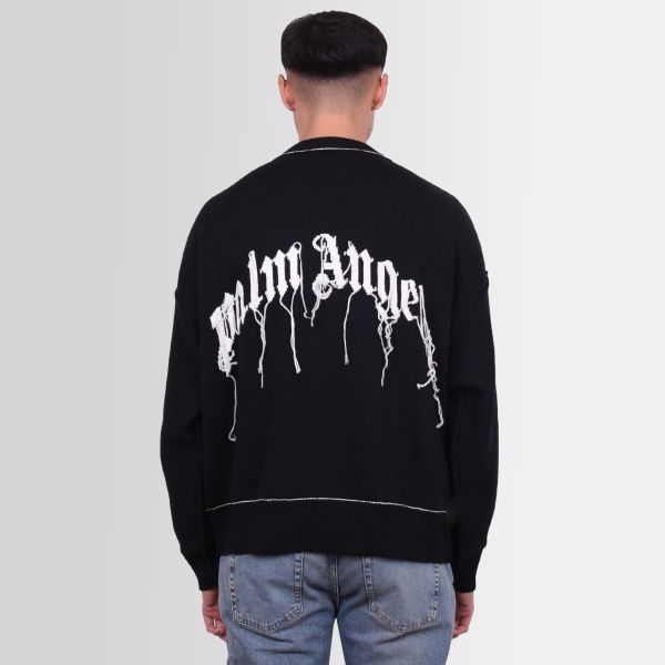 Palm Angels PA Shark Sweater Zwart