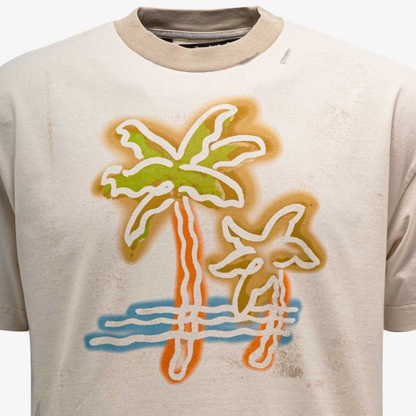 Palm Angels Palm Neon T-shirt Off White