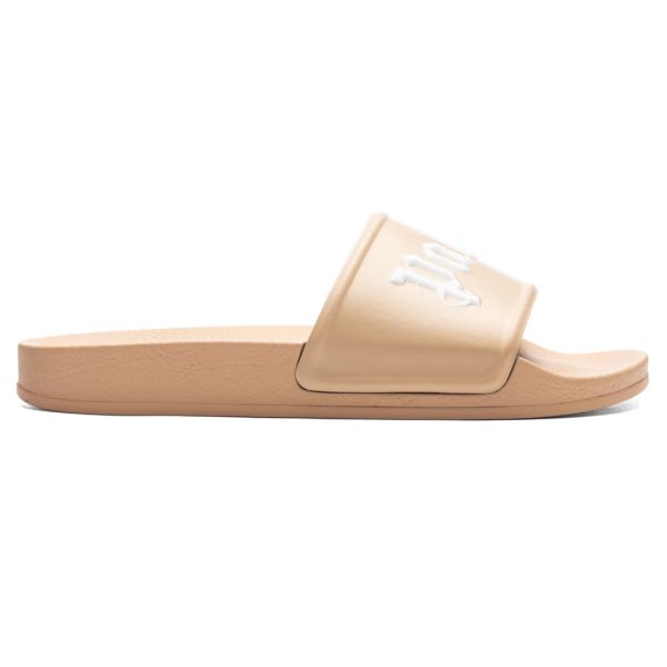 Palm Angels Pool Slippers Beige