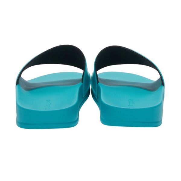 Palm Angels Pool Slippers Licht Blauw