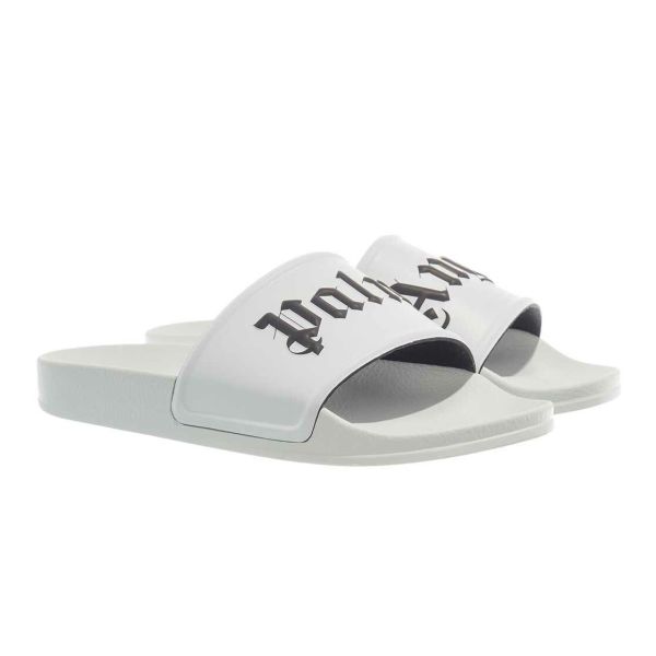 Palm Angels Pool Slippers Wit