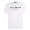 palm angels rhinestone sprayed classic t-shirt wit
