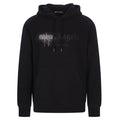 Palm Angels Rhinestone Sprayed Hoodie Zwart