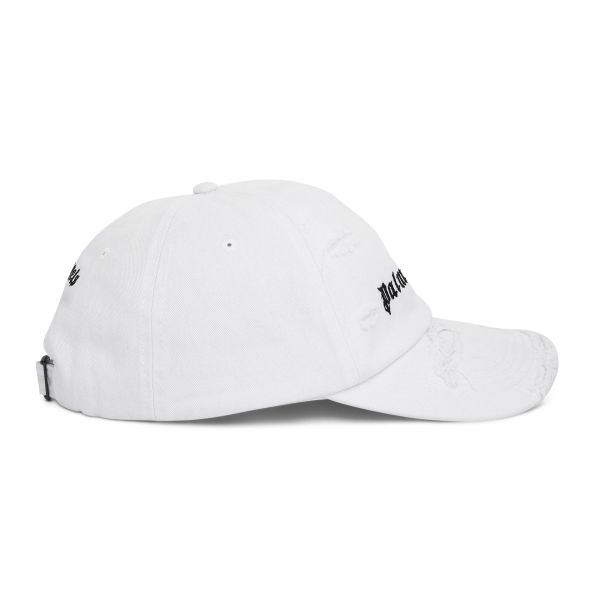 Palm Angels Ripped Logo Cap Wit