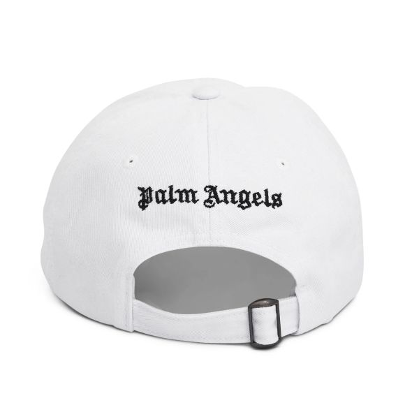 Palm Angels Ripped Logo Cap Wit