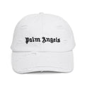 Palm Angels Ripped Logo Cap Wit