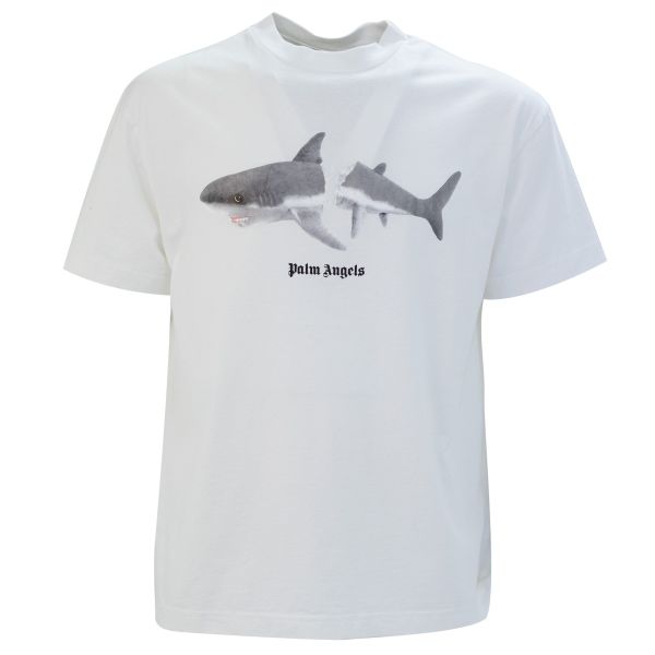 Palm Angels Shark Classic T-shirt Wit
