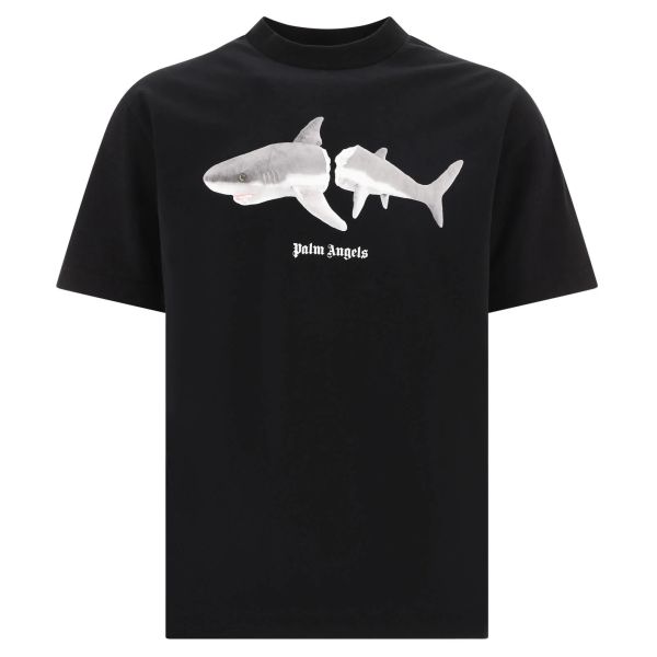 Palm Angels Shark Classic T-shirt Zwart