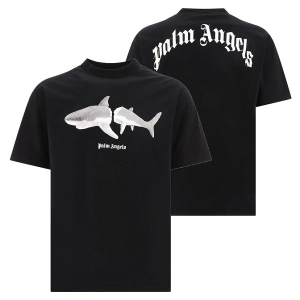 Palm Angels Shark Classic T-shirt Zwart