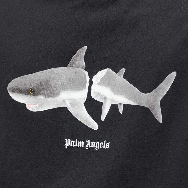 Palm Angels Shark Classic T-shirt Zwart