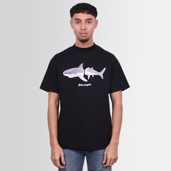 Palm Angels Shark Classic T-shirt Zwart