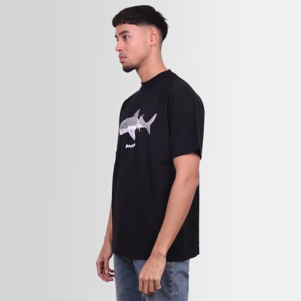 Palm Angels Shark Classic T-shirt Zwart