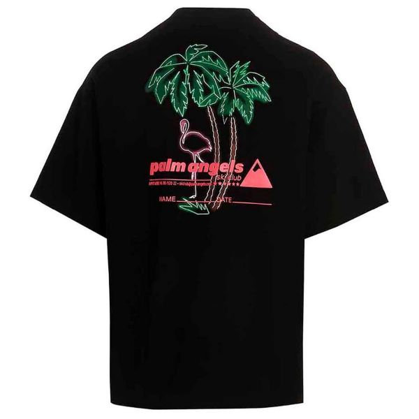 Palm Angels Ski Club Classic T-shirt Zwart