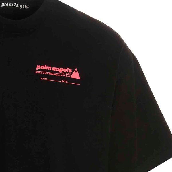 Palm Angels Ski Club Classic T-shirt Zwart