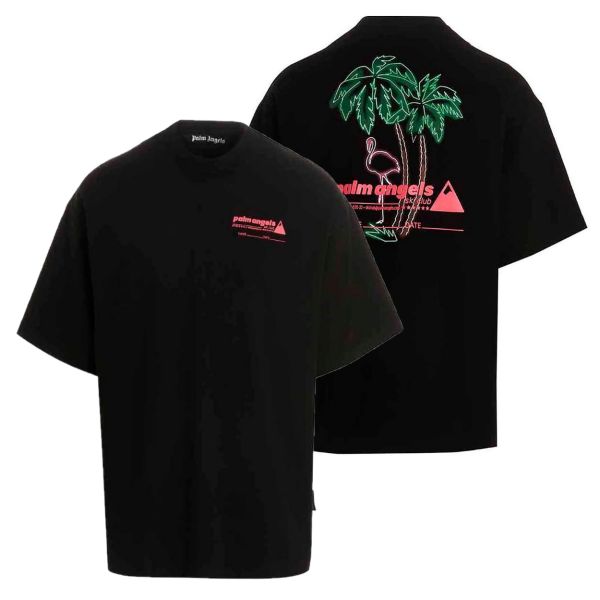 Palm Angels Ski Club Classic T-shirt Zwart