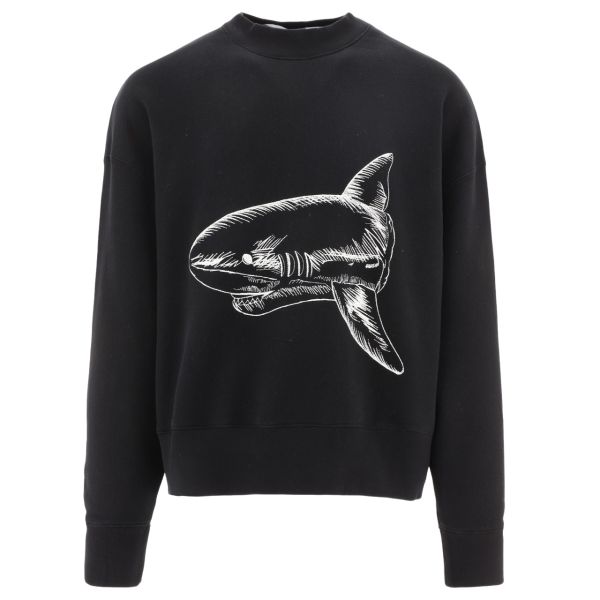Palm Angels Split Shark Sweater Zwart