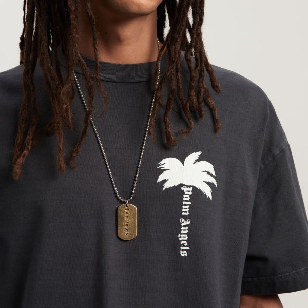Palm Angels The Palm T-shirt Antraciet