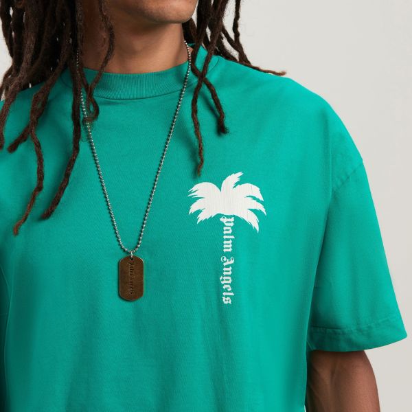 Palm Angels The Palm T-shirt Groen