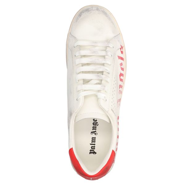 Palm Angels Vintage Logo Sneaker Wit/Rood