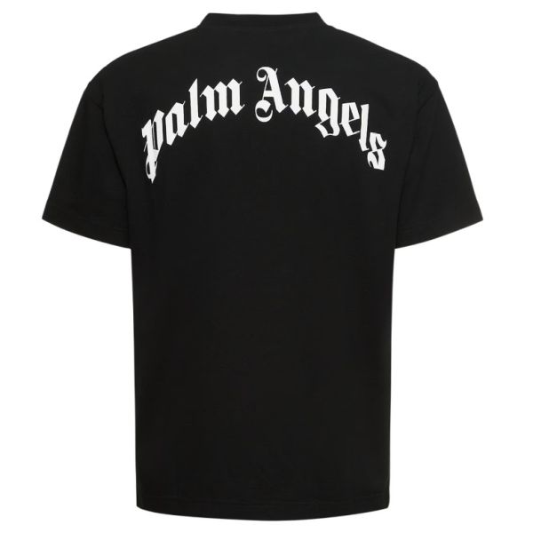 Palm Angels White Shark Classic T-shirt Zwart