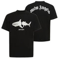 Palm Angels White Shark Classic T-shirt Zwart