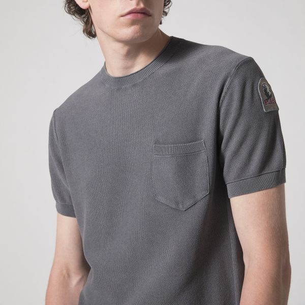 Parajumpers Cyril Knitted T-shirt Antraciet