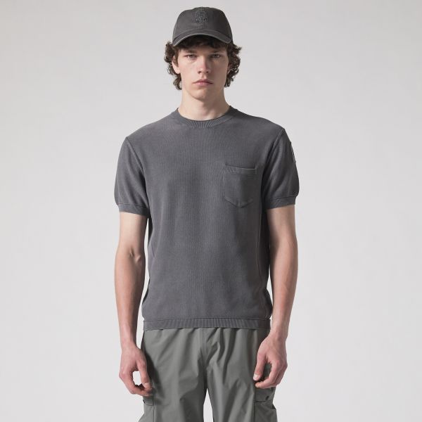 Parajumpers Cyril Knitted T-shirt Antraciet