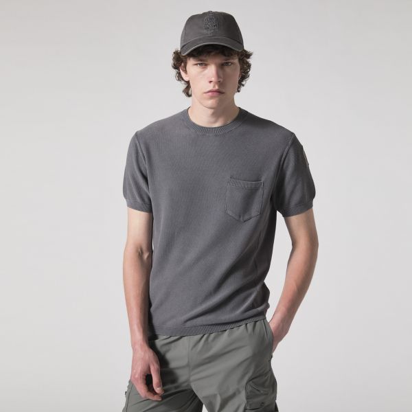 Parajumpers Cyril Knitted T-shirt Antraciet