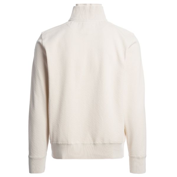 Parajumpers Lenard Half Zip Sweater Off White