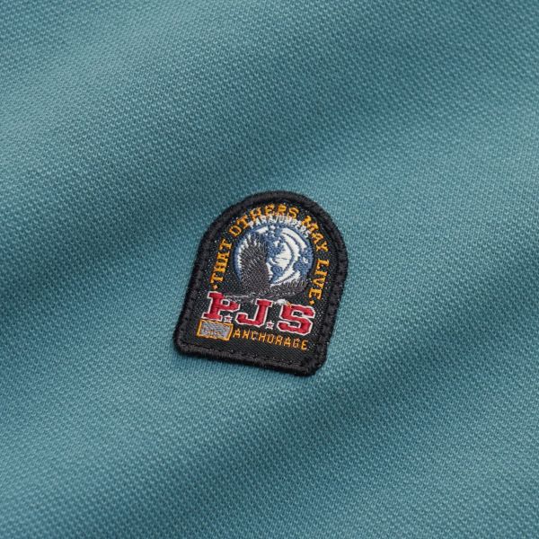 Parajumpers Patch Polo Blauw