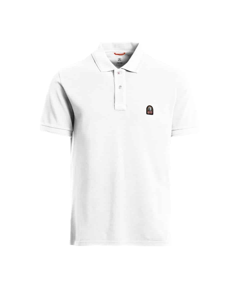 parajumpers patch polo off white