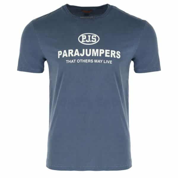 parajumpers toml t-shirt blauw