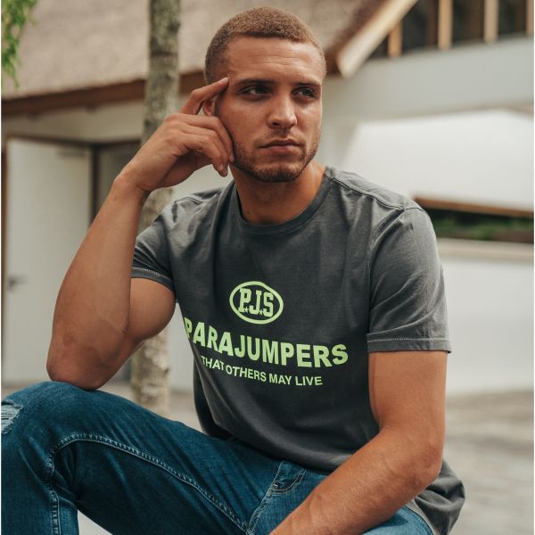 parajumpers toml t-shirt zwart