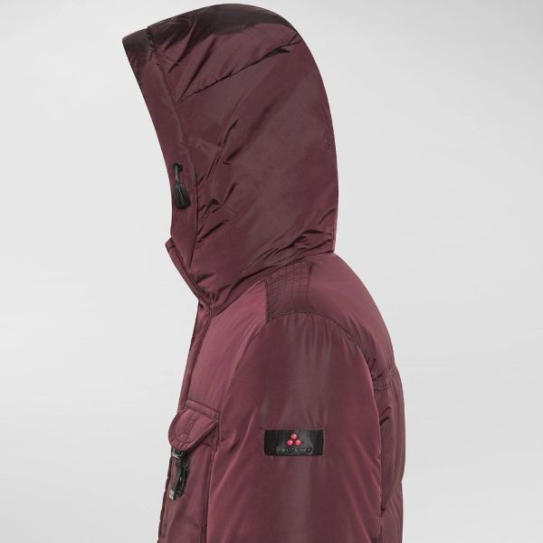 Peuterey Aiptek Fur Parka Bordeaux