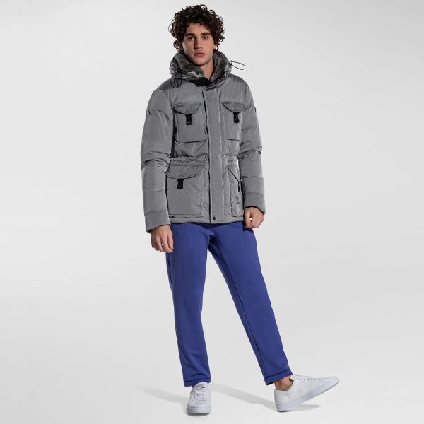 Peuterey Aiptek Fur Parka Grijs