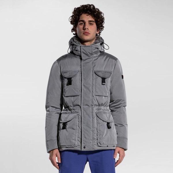 Peuterey Aiptek Fur Parka Grijs